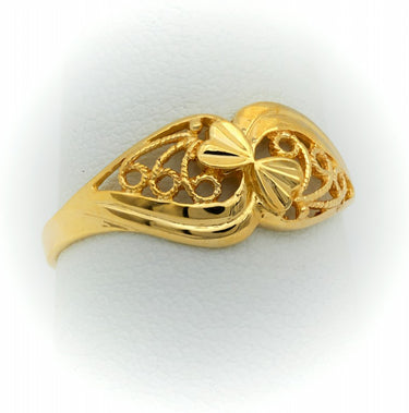 Gold Leaf Ring | Antique Style 3